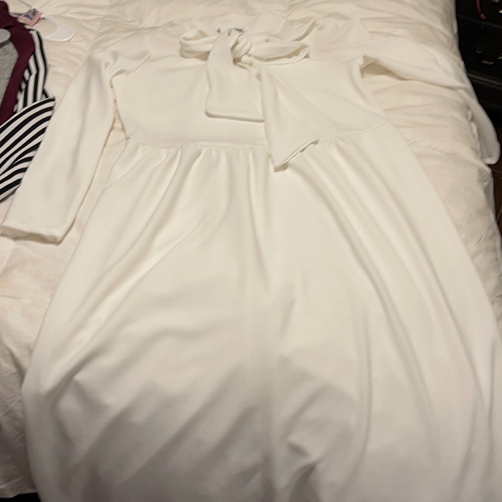 *NWOT* Klassy Girl Apparel large white dress